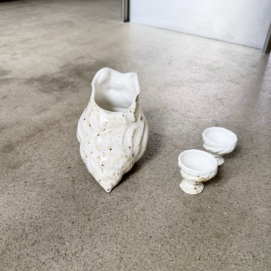 Konkylie. Æggebægre. Æggebæger. God morgenmad. Aarhus Studio 